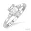 Emerald Shape Diamond Engagement Ring