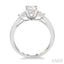 Emerald Shape Diamond Engagement Ring