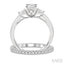 Oval Shape Diamond Wedding Set