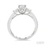 Oval Shape Semi-Mount Diamond Engagement Ring