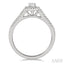 Marquise Shape Halo Diamond Engagement Ring