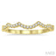 Wave Diamond Wedding Band