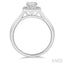 Cushion Shape Halo Diamond Engagement Ring
