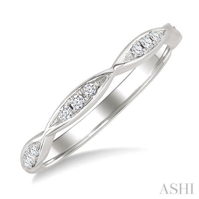 Stackable Diamond Wedding Band