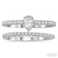 Pear Shape Diamond Wedding Set