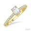 Emerald Shape Diamond Engagement Ring
