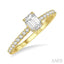 Emerald Shape Diamond Engagement Ring