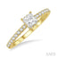 Princess Shape Diamond Engagement Ring