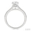 Oval Shape Semi-Mount Diamond Engagement Ring