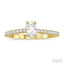 Oval Shape Semi-Mount Diamond Engagement Ring
