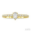 Pear Shape Semi-Mount Diamond Engagement Ring