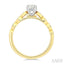 Round Shape Diamond Engagement Ring