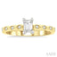 Emerald Shape Diamond Engagement Ring
