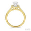 Pear Shape Halo Diamond Engagement Ring