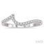 Curved Diamond Wedding Band