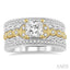 Princess Shape Diamond Wedding Set