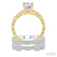 Princess Shape Diamond Wedding Set