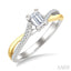 Emerald Shape Diamond Engagement Ring