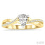 Pear Shape Semi-Mount Diamond Engagement Ring