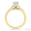 Pear Shape Semi-Mount Diamond Engagement Ring