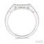 Curved Diamond Wedding Band