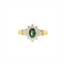 IGI Certified Alexandrite & Diamond Halo Ring