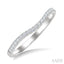 Chevron Diamond Wedding Band