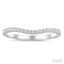 Chevron Diamond Wedding Band