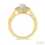 Pear Shape Halo Diamond Engagement Ring
