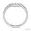 Curved Diamond Wedding Band