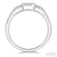 Curved Diamond Wedding Band