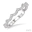 Wave Diamond Wedding Band