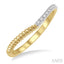 Rope Diamond Wedding Band