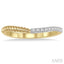Rope Diamond Wedding Band