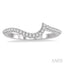 Curved Diamond Wedding Band