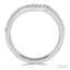 Curved Diamond Wedding Band