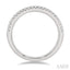 Two Row Diamond Wedding Band