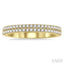 Two Row Diamond Wedding Band