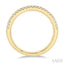 Two Row Diamond Wedding Band