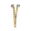 Bujukan Diamond Bypass Fashion Ring
