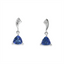Tanzanite & Diamond Drop Earrings