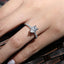 Pear Diamond Halo Engagement Ring