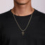 Patterned Cross Pendant