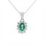 Emerald & Diamond Pendant
