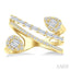 Pear Shape Fusion Diamond Fashion Ring
