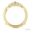 Chevron Diamond Insert Ring