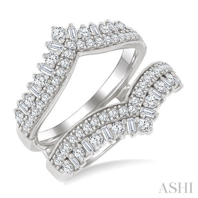 Baguette Diamond Insert Ring