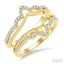 Chevron Diamond Insert Ring