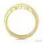 Chevron Diamond Insert Ring