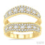 Baguette Diamond Insert Ring